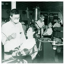 Students clinical training in the main clinic