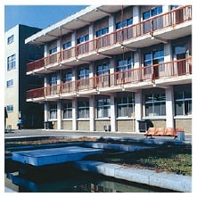 Building at The College of Liberal Arts and Sciences located in Chiba Prefecture (Ichikawa, Konodai)