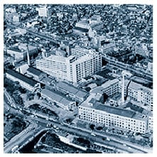 1962（昭和37）年の湯島キャンパス全景